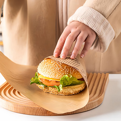 Greaseproof Burger Paper Coated Paper